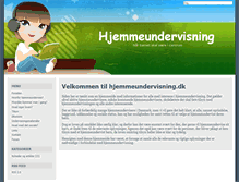 Tablet Screenshot of hjemmeundervisning.dk